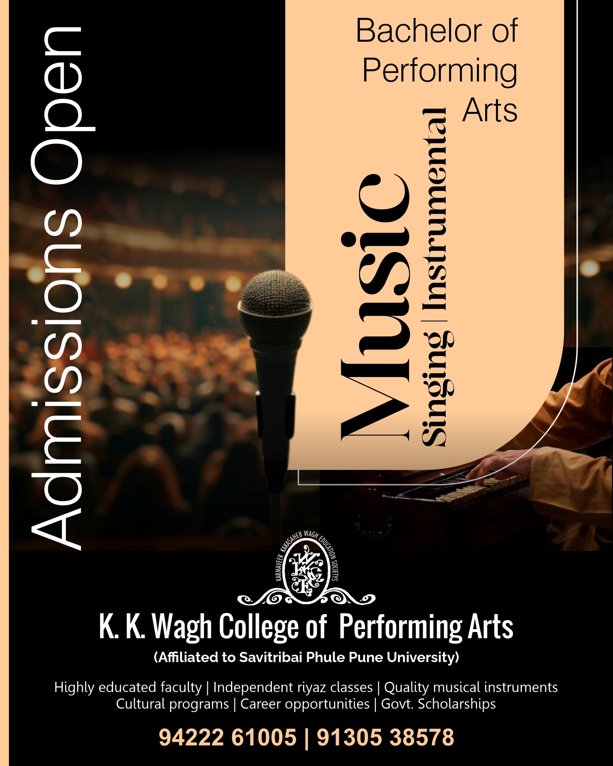 Fliers for admission